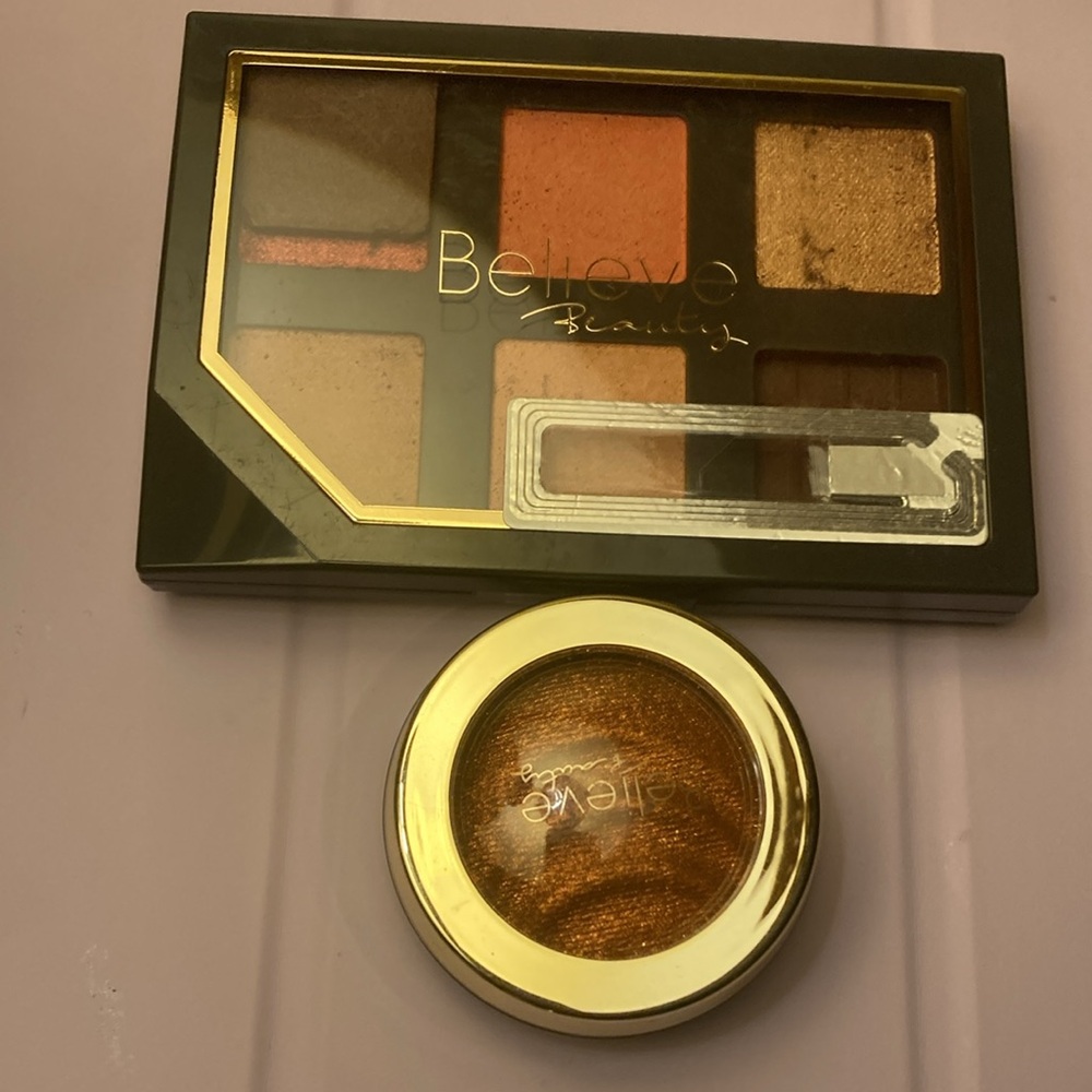 NWT Believe Beauty Eyeshadow and Palette Set #12